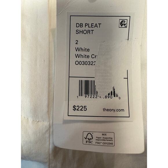 Theory Pleated Shorts Size 2 - Picture 7 of 8